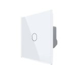 Intrerupator Simplu cu Revenire Contact Uscat cu Touch LIVOLO - Serie Noua, alb, VL-FC1NB-2G-2W