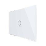 Intrerupator Simplu Cap Scara / Cruce Wi-Fi cu Touch LIVOLO, standard italian Serie Noua, alb, VL-FC1SNY-3G-11