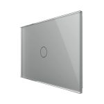 Intrerupator Simplu Cap Scara / Cruce Wi-Fi cu Touch LIVOLO, standard italian Serie Noua, gri, VL-FC1SNY-3G-15
