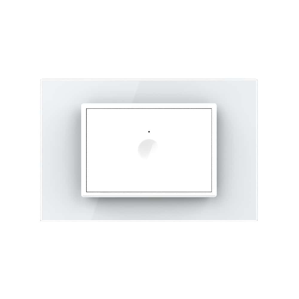 001-in1-22-137677_nobg.jpg Intrerupator Simplu Cap Scara / Cruce Wi-Fi cu Touch LIVOLO cu Rama din Sticla, standard italian Serie Noua, , VL-FC1SNY-3WP-11 - imagine 1