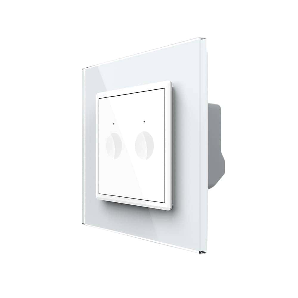 Intrerupator Dublu Cap Scara / Cruce Wi-Fi cu Touch LIVOLO Serie Noua, Alb, , VL-FC2SNY-2WP-11