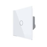 Intrerupator Simplu Cap / Cruce Wi-Fi cu Touch LIVOLO Serie Noua, alb, VL-FC1SNY-2G-2W