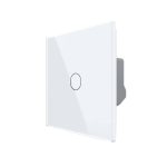 Intrerupator Simplu Cap Scara, Dimmer cu Touch LIVOLO - Serie Noua, alb, VL-FC1SD1-2G-2W