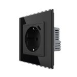 Priza Schuko + USB-C LIVOLO, Standard German - Serie Noua, negru, VL-FCTF16A.UC18W-2BP
