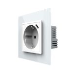 Priza Schuko + USB-C LIVOLO, Standard German - Serie Noua, alb, VL-FCTF16A.UC18W-2WP