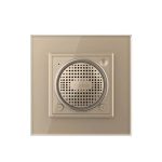 Boxa Bluetooth Livolo cu Rama din Sticla, auriu, VL-FCF-2AP-13 - imagine 2