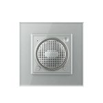 Boxa Bluetooth Livolo cu Rama din Sticla, gri, VL-FCF-2IP-15 - imagine 2