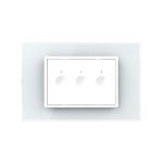 Intrerupator Triplu Wi-Fi cu Touch LIVOLO, standard italian Serie Noua, Alb, , VL-FC3NY-3WP-11 - imagine 2