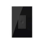 Intrerupator Simplu Cap Scara / Cruce cu Touch Livolo cu Rama Din Sticla 1M, Zigbee - Serie Noua, negru, VL-FC1SZ-1BP-12 - imagine 2