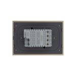 Intrerupator dublu cu touch Livolo din sticla, standard italian - Serie noua, auriu, VL-FC2-3G-13 - imagine 2