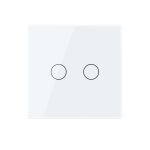 Intrerupator LIVOLO cu touch dublu wireless telecomanda inclusa, alb, VL-C7-C2/702R-11 - imagine 2