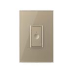 Intrerupator Simplu cu Touch Livolo cu Rama Din Sticla 1M - Serie Noua, auriu, VL-FC1-1AP-13 - imagine 2