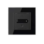 Intrerupator Simplu cu Variator Livolo cu Rama din Sticla, ZigBee - Serie Noua, negru, VL-FC1DZ-2BP-12 - imagine 2