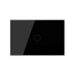 Intrerupator Simplu Wi-Fi cu Touch LIVOLO din Sticla, standard Italian Serie Noua, negru, VL-FC1NY-3G-12 - imagine 2