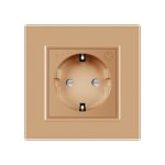 Priza inteligenta pentru perete Livolo ZigBee,16A, Wi-Fi, Compatibil cu Alexa si Google Home, auriu, VL-FCTC16AZ-2AP-13 - imagine 2