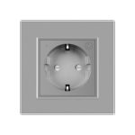 Priza inteligenta pentru perete Livolo ZigBee,16A, Wi-Fi, Compatibil cu Alexa si Google Home, gri, VL-FCTC16AZ-2IP-15 - imagine 2