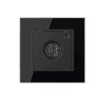 Senzor Control Sunet si Lumini Livolo cu Rama din Sticla, Protocol Zigbee, negru, VL-FCJZ-2BP-12 - imagine 2