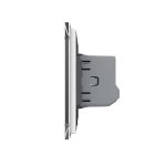 Intrerupator LIVOLO simplu wireless cu touch si telecomanda inclusa, alb, VL-C7-C1/701R-11 - imagine 3