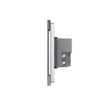 Intrerupator Triplu Cap Scara / Cruce Wi-Fi cu Touch LIVOLO, standard italian Serie Noua, gri, VL-FC3SNY-3G-15 - imagine 3