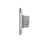 Intrerupator Simplu Cap Scara / Cruce Wi-Fi cu Touch LIVOLO, standard italian Serie Noua, auriu, VL-FC1SNY-3G-13 - imagine 3