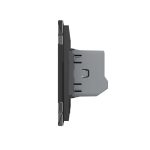 Intrerupator Simplu cu Dimmer, Zigbee cu Touch LIVOLO - Serie Noua, negru, VL-FC1D2Z-2G-2B - imagine 3