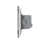 Intrerupator Simplu cu Dimmer, Zigbee cu Touch LIVOLO - Serie Noua, alb, VL-FC1D2Z-2G-2W - imagine 3