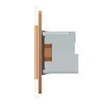 Priza inteligenta pentru perete Livolo ZigBee,16A, Wi-Fi, Compatibil cu Alexa si Google Home, auriu, VL-FCTC16AZ-2AP-13 - imagine 3
