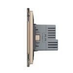 Priza Schuko + USB-C LIVOLO, Standard German - Serie Noua, auriu, VL-FCTF16A.UC18W-2AP - imagine 3