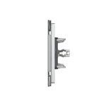Priza Simpla TV Livolo cu Rama din Sticla - Serie Noua, gri, VL-P9-FCTV-3I - imagine 3