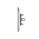 Priza Simpla TV Livolo cu Rama din Sticla - Serie Noua, alb, VL-P9-FCTV-3W - imagine 3