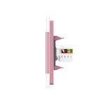 Priza internet Livolo cu rama din sticla, roz, VL-C791C-17 - imagine 3