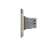 Priza simpla cu USB Livolo standard italian, auriu, VL-C9C1EU1U-13 - imagine 3
