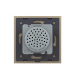 Boxa Bluetooth Livolo cu Rama din Sticla, auriu, VL-FCF-2AP-13 - imagine 4