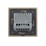 Buton Sonerie cu Touch LIVOLO din Sticla - Serie Noua, auriu, VL-FC1B-2G-2A - imagine 4