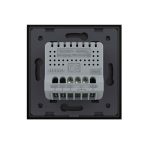 Buton Sonerie cu Touch LIVOLO din Sticla - Serie Noua, negru, VL-FC1B-2G-2B - imagine 4