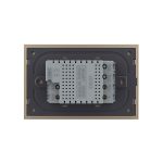 Intrerupator Simplu Cap Scara / Cruce cu Touch LIVOLO din Sticla - Serie Noua, auriu, VL-FC1S-3G-13 - imagine 4
