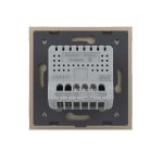 Intrerupator Simplu Wireless si Variator LIVOLO cu Touch Din Sticla - Serie Noua, auriu, VL-FC1D2R-2G-2A - imagine 4