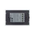 Intrerupator triplu wireless cu touch Livolo din sticla - standard italian, alb, VL-FC3R-3G-11 - imagine 4