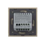 Intrerupator Simplu Cap Scara / Cruce LIVOLO - Protocol ZigBee, Serie Noua, auriu, VL-FC1SZ-2G-2A - imagine 4