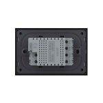 Intrerupator cvadruplu cap scara / cruce wireless cu touch Livolo din sticla, standard Italian - Serie noua, negru, VL-FC4SR-3G-12 - imagine 4