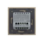 Intrerupator LIVOLO simplu wireless cu touch si telecomanda inclusa, auriu, VL-C7-C1/701R-13 - imagine 4