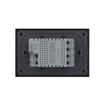 Intrerupator cvadruplu wireless cu touch Livolo din sticla - standard italian, negru, VL-FC4R-3G-12 - imagine 4
