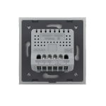 Intrerupator Dublu Wireless si Variator LIVOLO cu Touch Din Sticla - Serie Noua, gri, VL-FC2D2R-2G-2I - imagine 4
