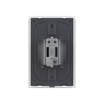 Intrerupator Simplu cu Touch Livolo cu Rama Din Sticla 1M, Zigbee - Serie Noua, alb, VL-FC1Z-1WP-11 - imagine 4