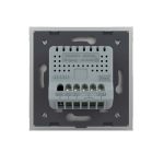Intrerupator Dublu Cap Scara / Cruce cu Variator, Wireless si Touch LIVOLO - Serie Noua, gri, VL-FC2SD2R-2G-15 - imagine 4