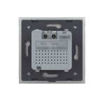 Senzor de Miscare PIR Livolo cu Rama din Sticla, Protocol ZigBee, gri, VL-FCUZ-2IP-15 - imagine 4