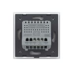 Intrerupator Simplu cu Variator si Touch LIVOLO cu Rama Din Sticla, Protocol Zigbee, Alb, , VL-FC1D2Z-2WP-11 - imagine 4