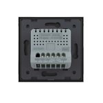 Intrerupator Dublu Cap Scara / Cruce cu Variator si Touch LIVOLO - Serie Noua, negru, VL-FC2SD2-2G-12 - imagine 4