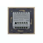 Intrerupator Dublu Cap Scara / Cruce cu Touch LIVOLO - Serie Noua, auriu, VL-FC2S-2G-2A - imagine 4