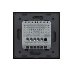 Intrerupator Dublu Wi-Fi cu Touch LIVOLO din Sticla - Serie Noua, negru, VL-FC2NY-2G-2B - imagine 4